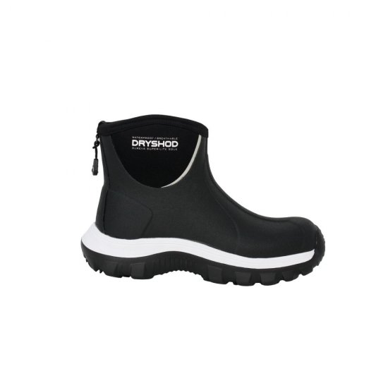 Dryshod Boots | Men's Evalusion Ankle Boot Black/White - Click Image to Close
